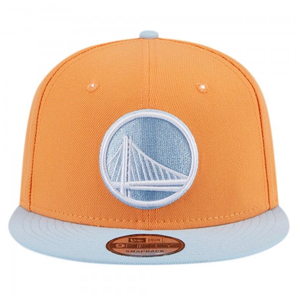 Бейсболка Golden State Warriors New Era 2-Tone Color Pack 9FIFTY - Orange/Light Blue