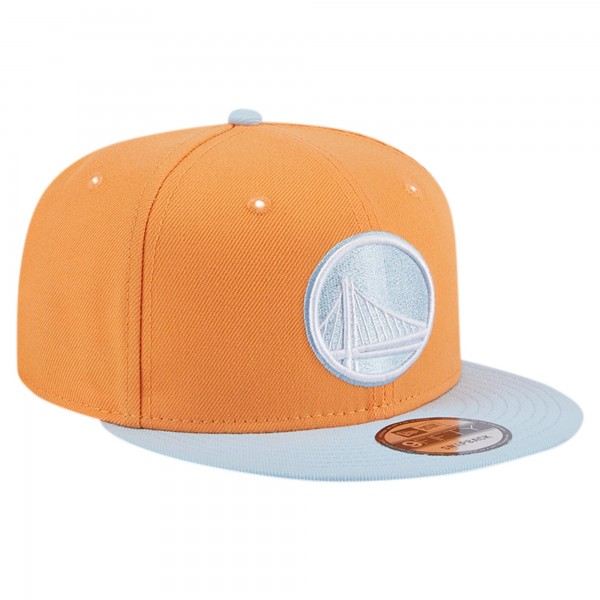 Бейсболка Golden State Warriors New Era 2-Tone Color Pack 9FIFTY - Orange/Light Blue