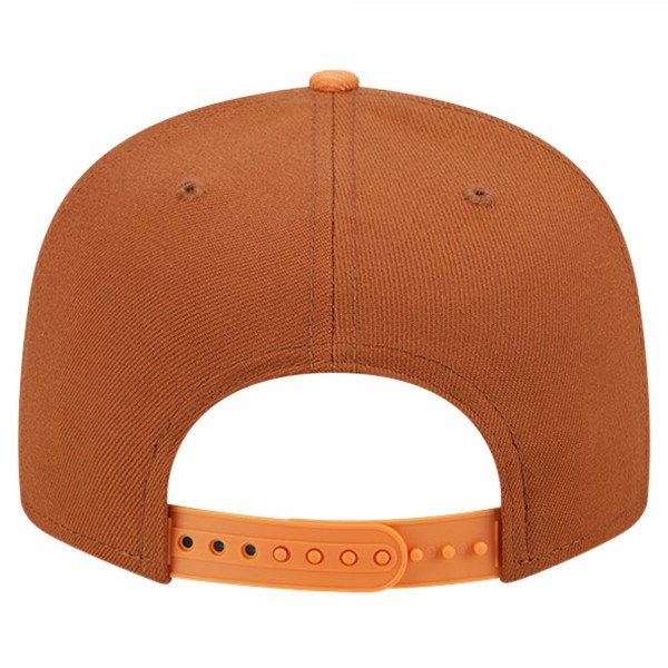 Бейсболка Miami Heat New Era Brown/Orange 2-Tone Color Pack 9FIFTY