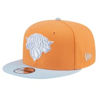 Бейсболка New York Knicks New Era 2-Tone Color Pack 9FIFTY - Orange/Light Blue