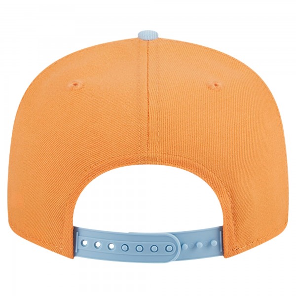 Бейсболка New York Knicks New Era 2-Tone Color Pack 9FIFTY - Orange/Light Blue