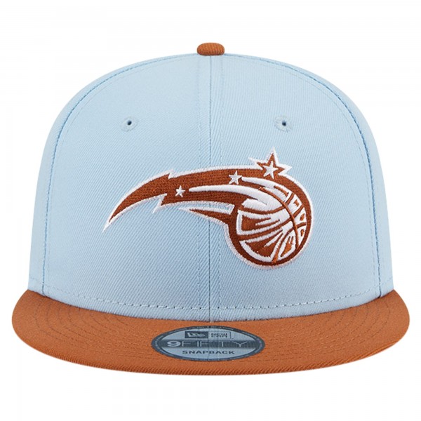 Бейсболка Orlando Magic New Era 2-Tone Color Pack 9FIFTY - Light Blue/Brown