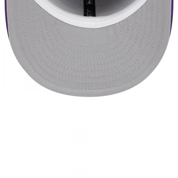 Бейсболка Los Angeles Lakers New Era Purple Game Day Hollow Logo Mashup 59FIFTY