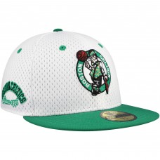 Бейсболка Boston Celtics New Era Throwback 2Tone 59FIFTY - White/Kelly Green