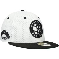 Бейсболка Brooklyn Nets New Era Throwback 2Tone 59FIFTY - White/Black