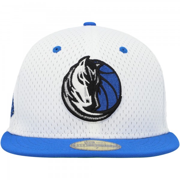 Бейсболка Dallas Mavericks New Era Throwback 2Tone 59FIFTY - White/Blue