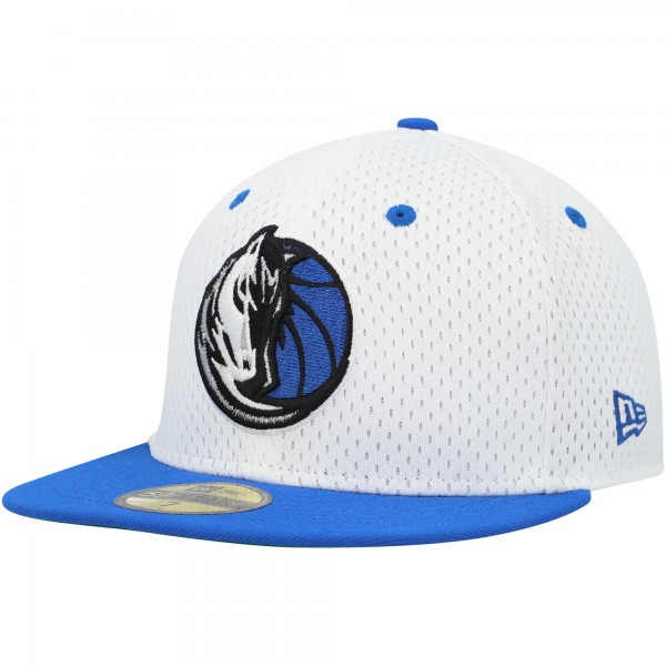 Бейсболка Dallas Mavericks New Era Throwback 2Tone 59FIFTY - White/Blue
