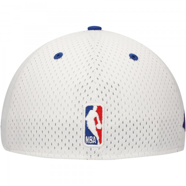Бейсболка Detroit Pistons New Era White/Blue Throwback 2Tone 59FIFTY