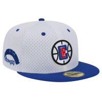 Бейсболка LA Clippers New Era White/Royal Throwback 2Tone 59FIFTY