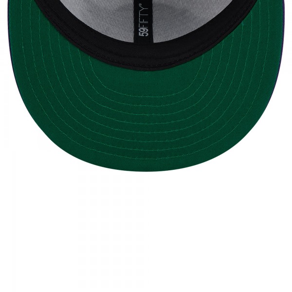 Бейсболка Los Angeles Lakers New Era Throwback 2Tone 59FIFTY - White/Purple