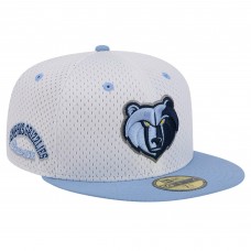Бейсболка Memphis Grizzlies New Era Throwback 2Tone 59FIFTY - White/Light Blue