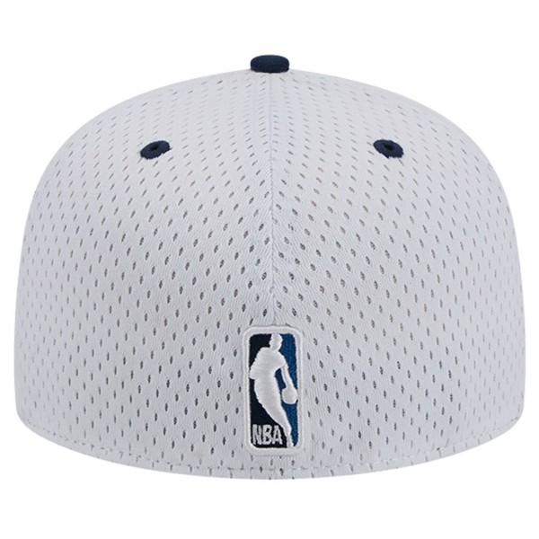 Бейсболка Minnesota Timberwolves New Era Throwback 2Tone 59FIFTY - White/Navy
