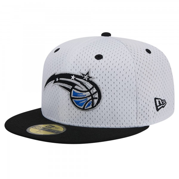 Бейсболка Orlando Magic New Era Throwback 2Tone 59FIFTY - White/Black