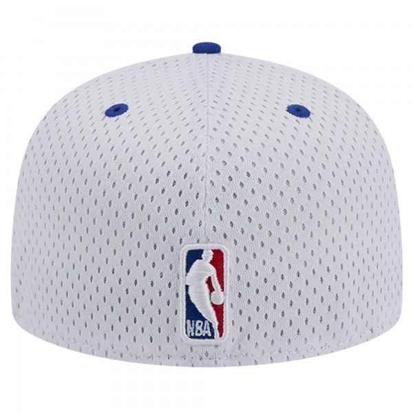 Бейсболка Philadelphia 76ers New Era White/Royal Throwback 2Tone 59FIFTY