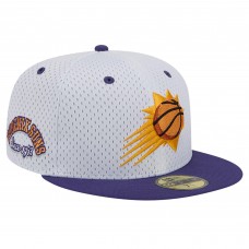 Бейсболка Phoenix Suns New Era White/Purple Throwback 2Tone 59FIFTY