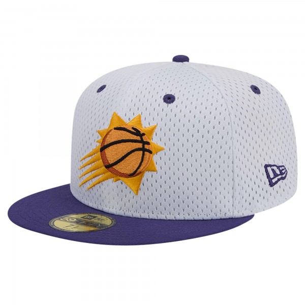 Бейсболка Phoenix Suns New Era White/Purple Throwback 2Tone 59FIFTY