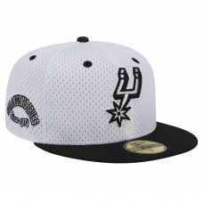Бейсболка San Antonio Spurs New Era Throwback 2Tone 59FIFTY - White/Black