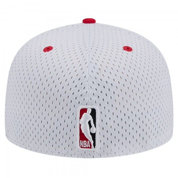 Бейсболка Toronto Raptors New Era White/Red Throwback 2Tone 59FIFTY