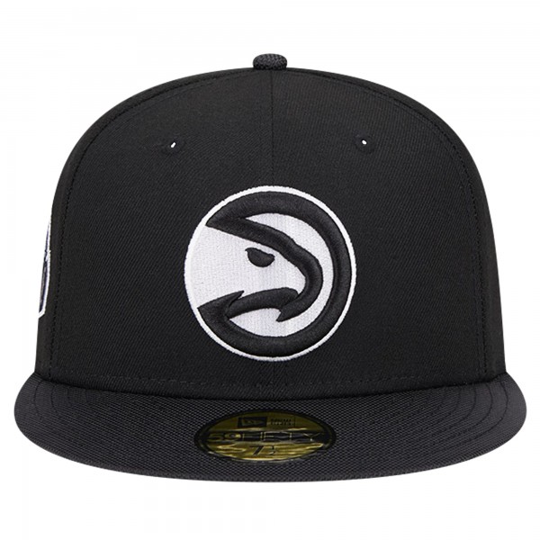 Бейсболка Atlanta Hawks New Era Active Satin Visor 59FIFTY - Black