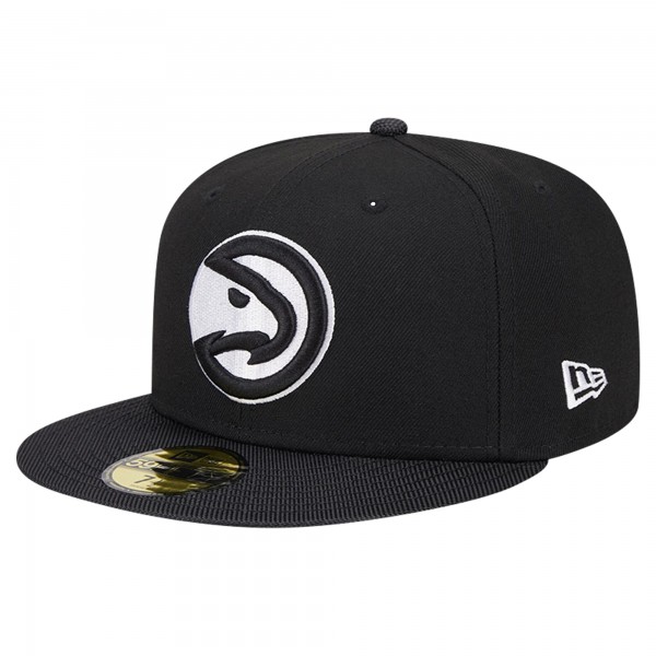 Бейсболка Atlanta Hawks New Era Active Satin Visor 59FIFTY - Black