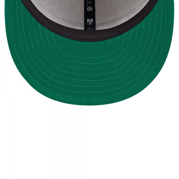 Бейсболка Boston Celtics New Era Throwback Gradient Tech Font 9FIFTY - White/Kelly Green