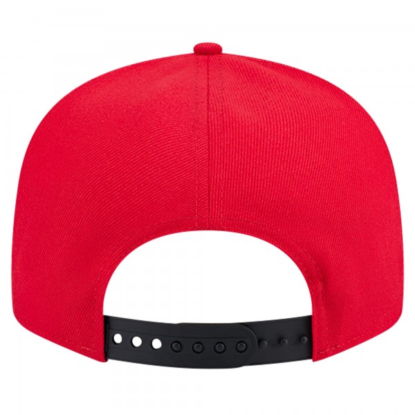 Бейсболка Chicago Bulls New Era Throwback Gradient Tech Font 9FIFTY - White/Black