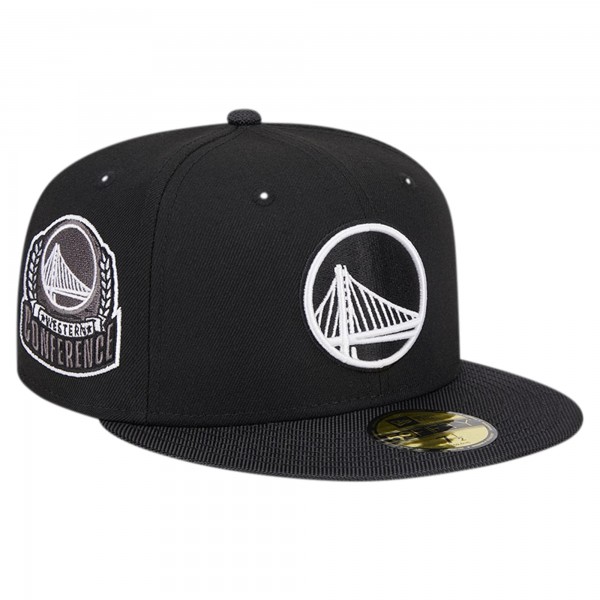 Бейсболка Golden State Warriors New Era Active Satin Visor 59FIFTY - Black