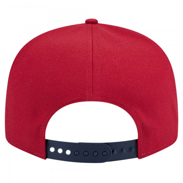 Бейсболка Denver Nuggets New Era White/Navy Throwback Gradient Tech Font 9FIFTY