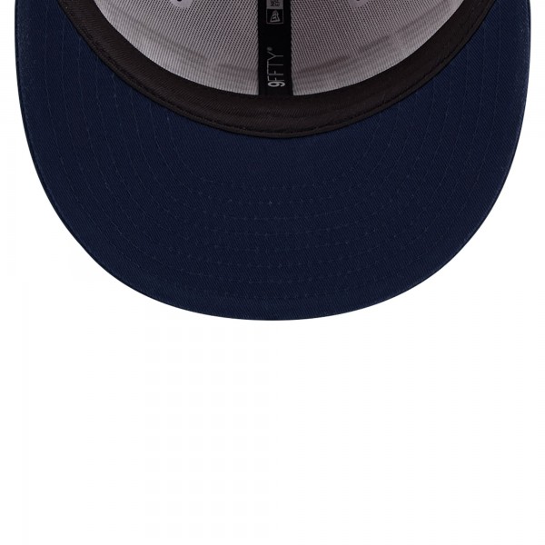 Бейсболка Denver Nuggets New Era White/Navy Throwback Gradient Tech Font 9FIFTY