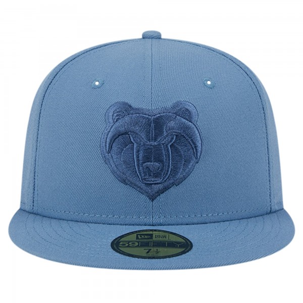 Бейсболка Memphis Grizzlies New Era Color Pack Faded Tonal 59FIFTY - Blue