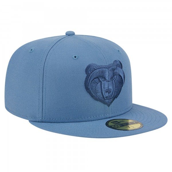 Бейсболка Memphis Grizzlies New Era Color Pack Faded Tonal 59FIFTY - Blue