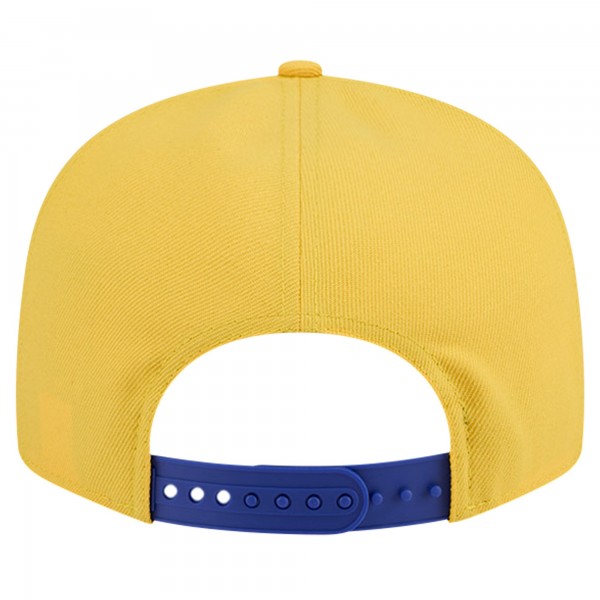 Бейсболка Golden State Warriors New Era Throwback Gradient Tech Font 9FIFTY - White/Royal