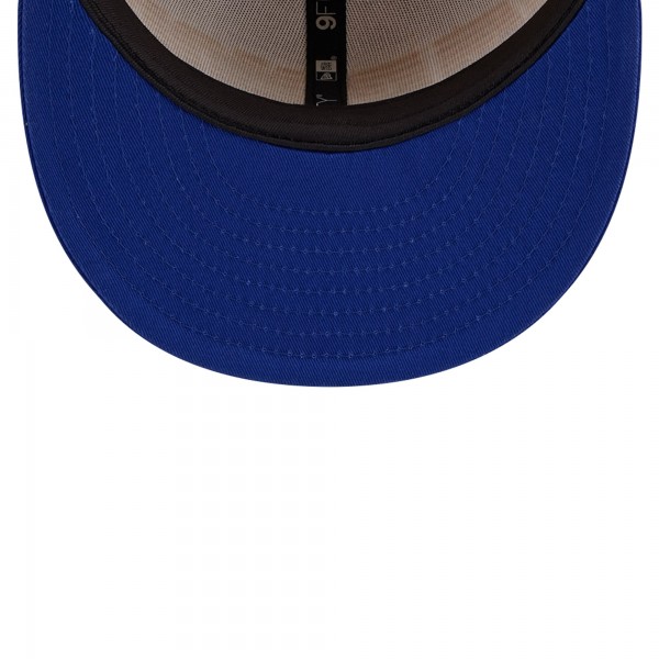 Бейсболка Golden State Warriors New Era Throwback Gradient Tech Font 9FIFTY - White/Royal