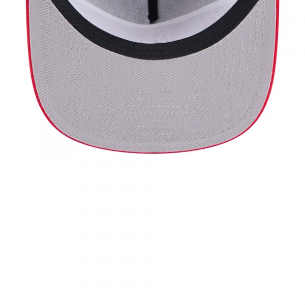 Бейсболка Atlanta Hawks New Era Throwback Team Arch Golfer - Black/Red