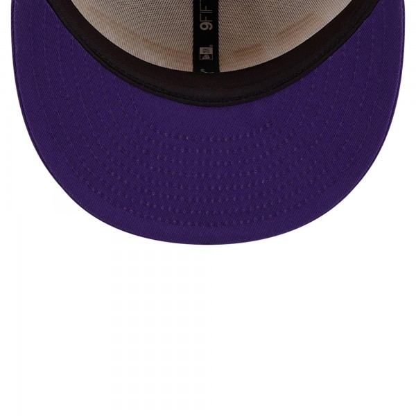 Бейсболка Los Angeles Lakers New Era Throwback Gradient Tech Font 9FIFTY - White/Purple