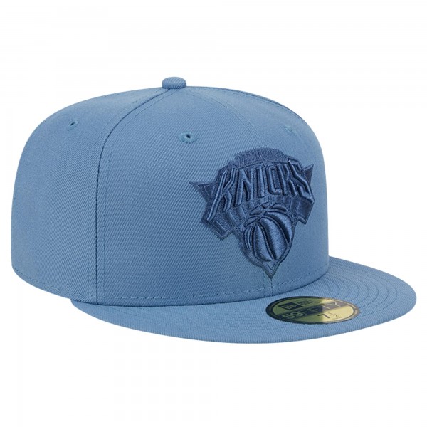 Бейсболка New York Knicks New Era Color Pack Faded Tonal 59FIFTY - Blue
