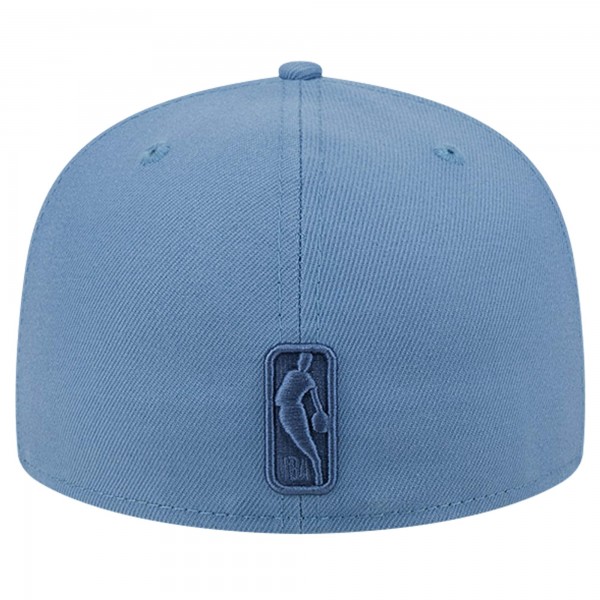 Бейсболка New York Knicks New Era Color Pack Faded Tonal 59FIFTY - Blue