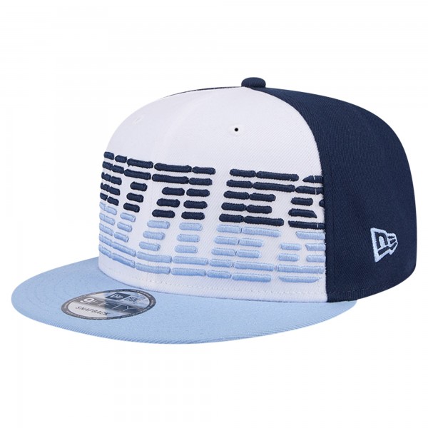 Бейсболка Memphis Grizzlies New Era Throwback Gradient Tech Font 9FIFTY - White/Light Blue