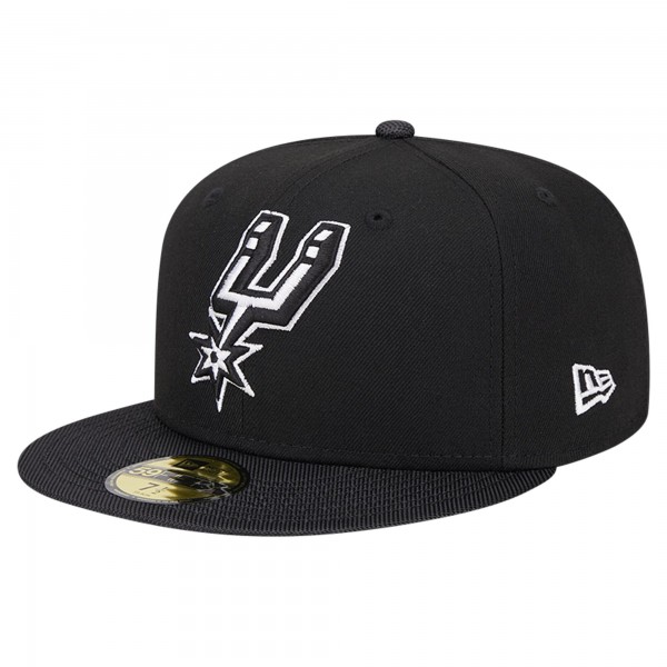 Бейсболка San Antonio Spurs New Era Active Satin Visor 59FIFTY - Black