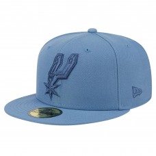 Бейсболка San Antonio Spurs New Era Color Pack Faded Tonal 59FIFTY - Blue