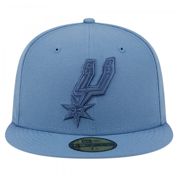 Бейсболка San Antonio Spurs New Era Color Pack Faded Tonal 59FIFTY - Blue