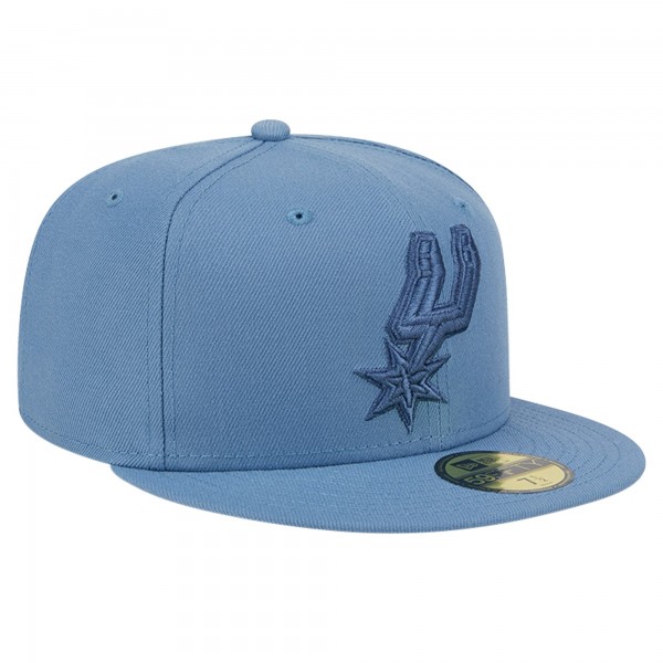 Бейсболка San Antonio Spurs New Era Color Pack Faded Tonal 59FIFTY - Blue