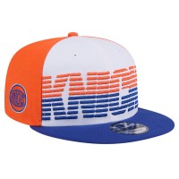 Бейсболка New York Knicks New Era Throwback Gradient Tech Font 9FIFTY - White/Blue