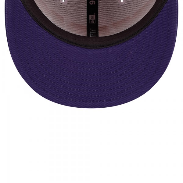 Бейсболка Phoenix Suns New Era White/Purple Throwback Gradient Tech Font 9FIFTY