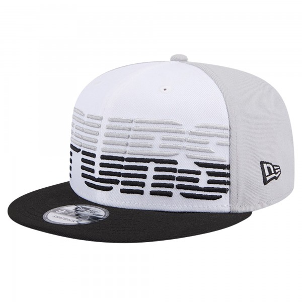 Бейсболка San Antonio Spurs New Era Throwback Gradient Tech Font 9FIFTY - White/Black