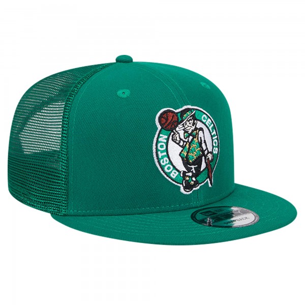 Бейсболка Boston Celtics New Era Kelly Green Meshback 9FIFTY Snapback