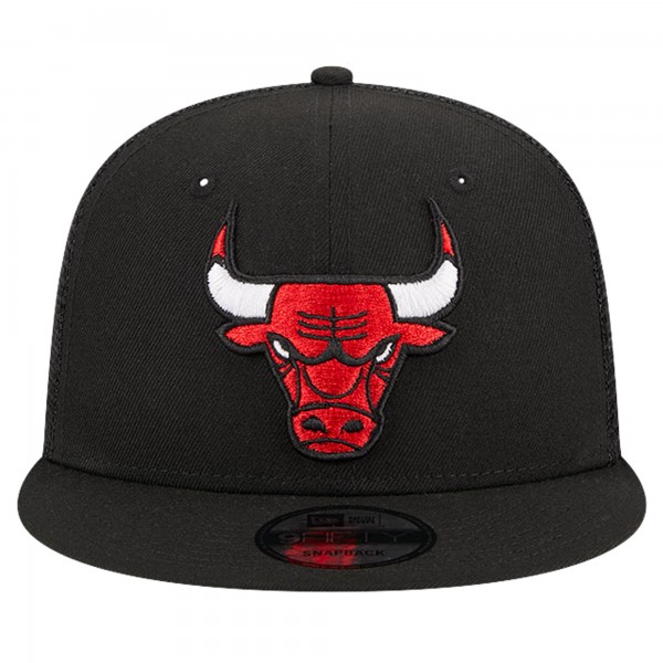 Бейсболка Chicago Bulls New Era Black Meshback 9FIFTY