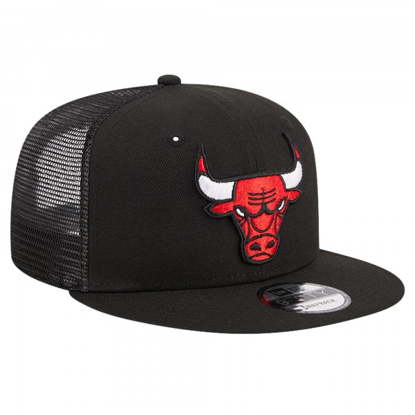 Бейсболка Chicago Bulls New Era Black Meshback 9FIFTY