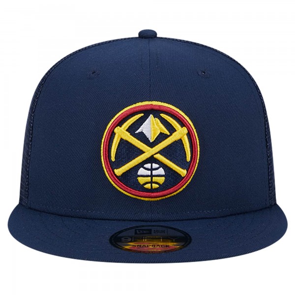 Бейсболка Denver Nuggets New Era Navy Meshback 9FIFTY