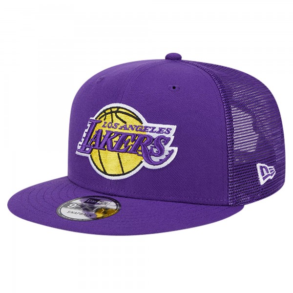 Бейсболка Los Angeles Lakers New Era Evergreen Meshback 9FIFTY - Purple